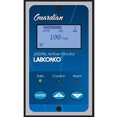 Guardian Digit Airflow Monitor For Labconco Protector Premier, 9413400