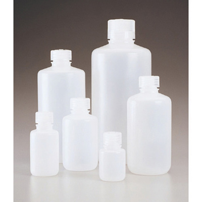 Nalgene Economy Narrow-Mouth Bottles, HDPE, 500 mL, 48/Case, 2089-0016