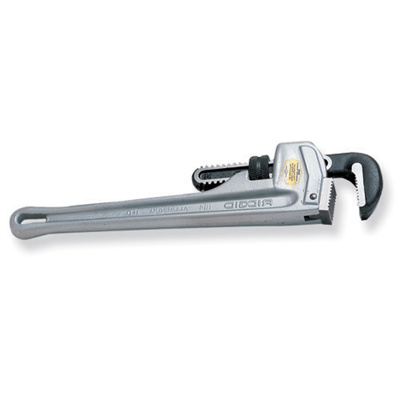 Ridgid® 10" Aluminum Pipe Wrench, 1-1/2" Max Pipe Capacity