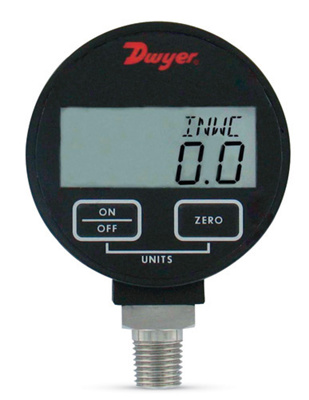 Dwyer Digital Gauge, 0 to 300 PSI Dwyer Digital Gauge, 0 to 300 PSI