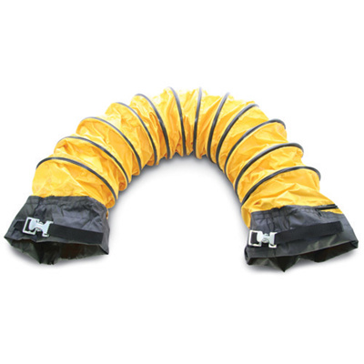 Duct, 12" x 15' Hose with Cuffs, Vinyl Polyester Duct, 12" x 15' Hose with Cuffs, Vinyl Polyester
