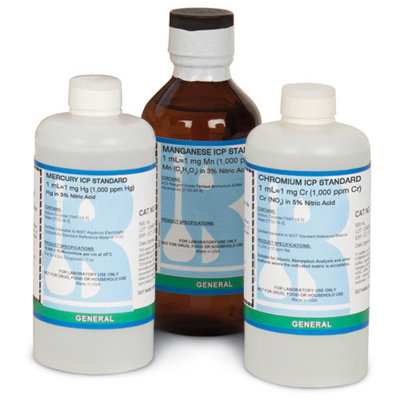 Ricca ICP Standard, Barium 1000 ppm, 3%HNO3, 500 mL,  PBA1KN-500