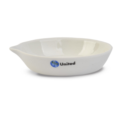 Porcelain Evaporating Dish, Flat Form, 50mL, JEF050 Porcelain Evaporating Dish, Flat Form, 50mL, JEF050