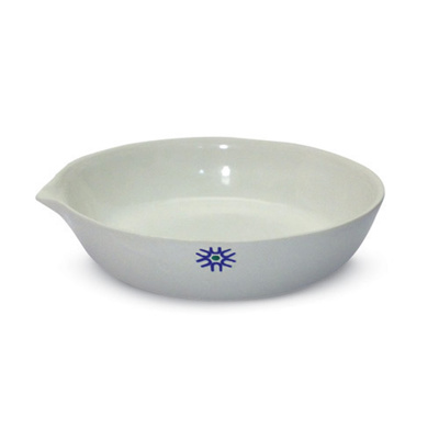 Porcelain Evaporating Dish, Flat Form, 100mL, JEF100 Porcelain Evaporating Dish, Flat Form, 100mL, JEF100