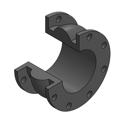 Expansion Joint 4" Filled Arch w/ Rings Expansion Joint 4" Filled Arch w/ Rings