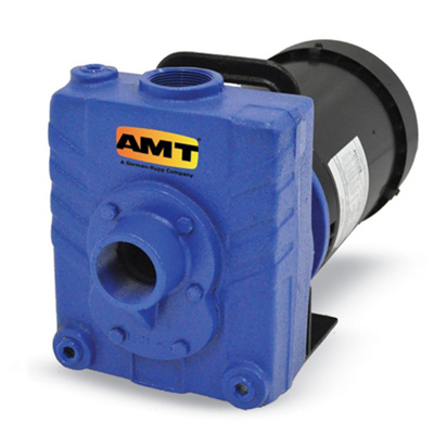 AMT 3" Self-Priming Centrifugal Pump, Cast Iron, 5HP, 3PH, 208-230/460V