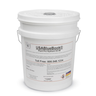 USABlueBook® Fire Hydrant Oil, Food Grade, 5 Gallon