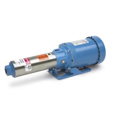 Goulds High-Pressure Booster Pump, 2 HP, 115/230V, 1 Ph, 18GBC20 Goulds High-Pressure Booster Pump, 2 HP, 115/230V, 1 Ph, 18GBC20