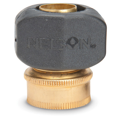 Brass Coupling Half w/ Nylon Clamp, 3/4" GHT(F)