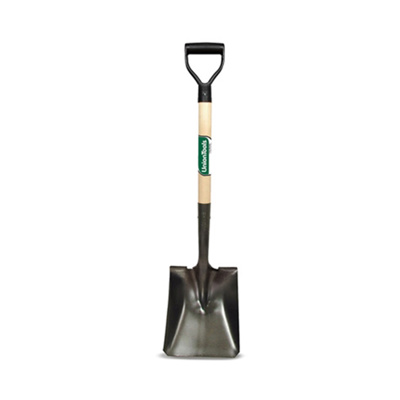 D-Handle, 16-Gauge Shovel, Square Point, 28" Handle