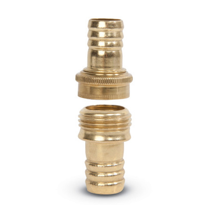 Brass Garden Hose Coupling, 3/4" GHT