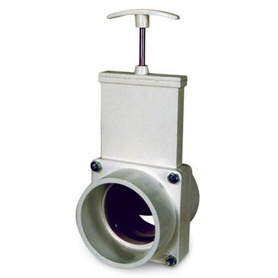 Valterra® 3" PVC Full Port Knife Gate Valve w/ Socket Connection