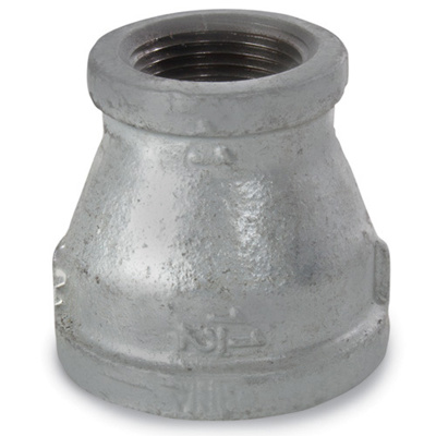 Galvanized F x F Reducer Coupling, 4" x 2"