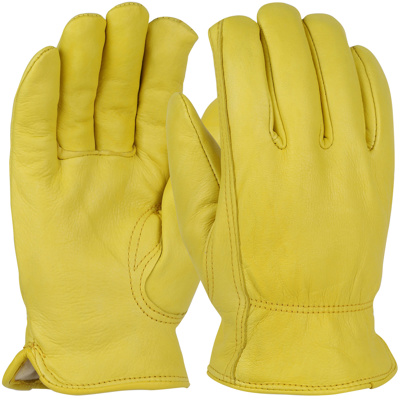 Tan Cold Weather Driver Glove, Deer Skin, Large