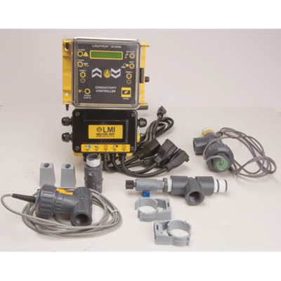 LMI Cooling Tower Controller with Dual Biocide Manifold, Carbon Probe and Flow Switch, NPT, 115 VAC, DC4500-111A-3