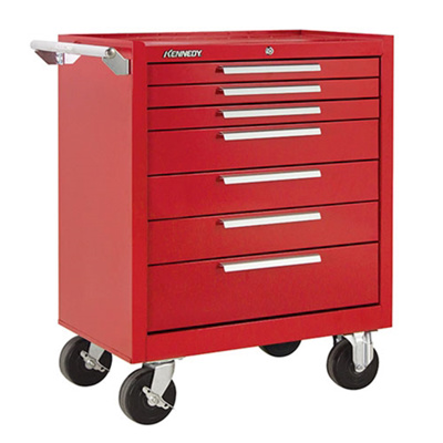 Kennedy® 29" 7-Drawer Roller Cabinet, Red, 297XR