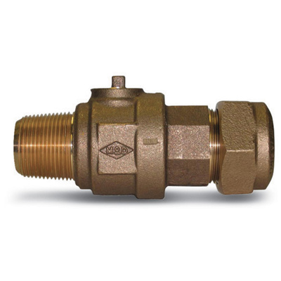 A.Y. McDonald AWWA 3/4" Corporation Stop No-Lead Fitting, 74701BQ-3/4, 5182-028

