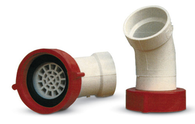 Hydrant Diffuser, 2.5", 45 Deg Discharge, 360 Degree Swivel