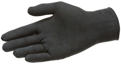 Microflex® Black Dragon® Latex Gloves, 4.7 Mil Thick, Large, 100/Box, BD-1003-PF