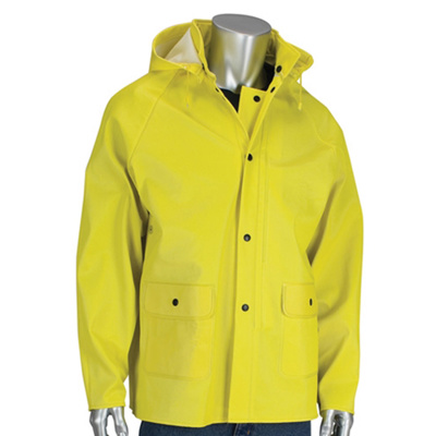 Falcon™ Flex Rain Jacket, Yellow, Size 4X-Large, 201-650J-4XL