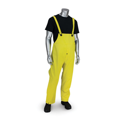 Falcon™ Flex Rain Overalls, Yellow, Size Large, 201-650B-L