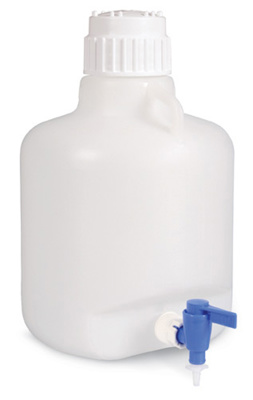 2.5 Gal LDPE Carboy w/Spigot (Nalgene Series 2318)