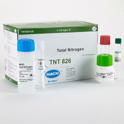 Hach TNTplus® Total Nitrogen Vial Test, 1 to 16 mg/L, 25 Tests, TNT826