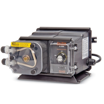 Blue-White® FLEXFLO® A-100N Peristaltic Metering Pump w/ Manual Control, 4.9 GPD, 100 PSI, Flex-A-Prene® Tubing, A1N10F-4T