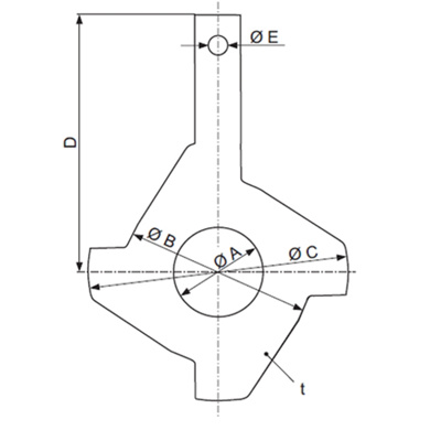 Grounding Ring for E&H 8" Mag Meter (for Plastic Pipe)