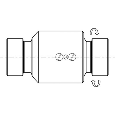 Swivel Joint, Aluminum, 2 in NPT, Style 20, Non-Submerged