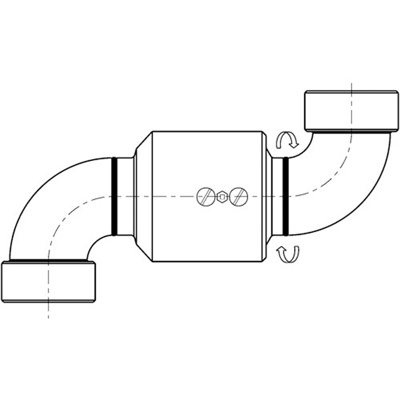 Swivel Joint, Aluminum, 2 in NPT, Style 40, Non-Submerged