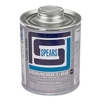Spears PRIMER-68 Clear Primer, Gallon, PRIM68C-040