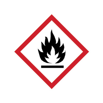 GHS Flammable Pictogram - 2 inch, Vinyl Adhesive, 5/Pack, GHS200AP