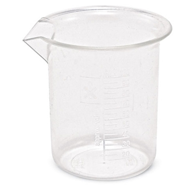 Polypropylene Griffin Beaker, Translucent, 1000 mL, 4/Pack