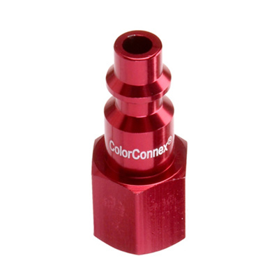 Industrial Interchange (Red) Plugs, 2 pk, 1/4" NPT(F)