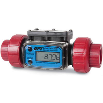 G2 Series Industrial Flowmeter/Totalizer, 1/2" NPT(F), PVDF