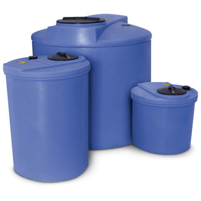 Gemini Dual-Wall Cylindrical Containment Tank, 40 Gallons, 23-1/4" Dia x 40-1/2" H