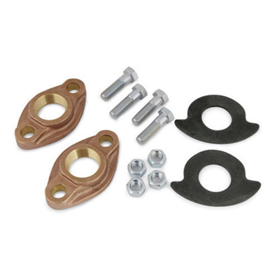 Flange Kit for 1-1/2" Meters, No-Lead Brass