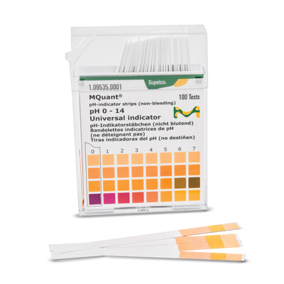 Hach pH Test Strips, 0-14 pH 100 tests, 2601300 | USABlueBook.com