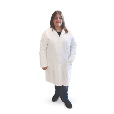 Women's Lab Coat, White, X-Large, Size 16-18