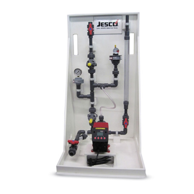 Jesco Single-Pump Skid System w/ MAGDOS LA Pump, 2.16 GPD, 232 PSI, PVDF/Viton®/PTFE