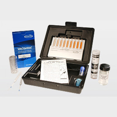 CHEMetrics VACUettes® Iron (Total & Soluble) Test Kit, HR, 0-1200 & 1200-12,000 mg/L, K-6010C CHEMetrics VACUettes® Iron (Total & Soluble) Test Kit, HR, 0-1200 & 1200-12,000 mg/L, K-6010C