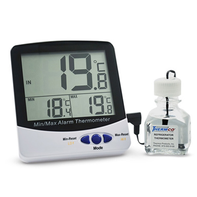 Room Thermometer, Triple Display, -50 to 70°C