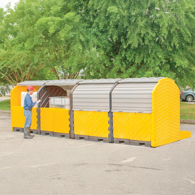 Ultra Modular IBC Spill Pallets 5-Tank Model Outdoor, 1168 Ultra Modular IBC Spill Pallets 5-Tank Model Outdoor, 1168