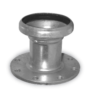 6" Female w/ 150# ASA Flange Ball & Socket Coupling