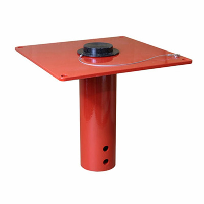 Thern Galvanized Steel Flush-Mount Socket Base, 5BF20G Thern Galvanized Steel Flush-Mount Socket Base, 5BF20G