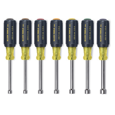 Klein 7-Pc Metric Cushion Grip Nutdriver Set, 65160