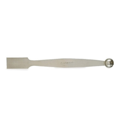 Stainless Steel Spatula with Spoon, 6"