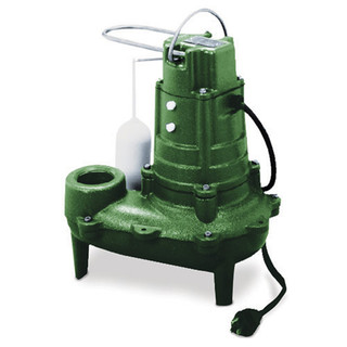 Zoeller Waste-Mate Submersible Sewage Pump, Manual, 0.5HP/115V/1PH