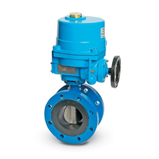 Actuated AWWA Flanged Butterfly Valve 10